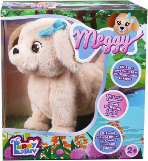 Maskotka interaktywna puppy luv piesek labrador meggy