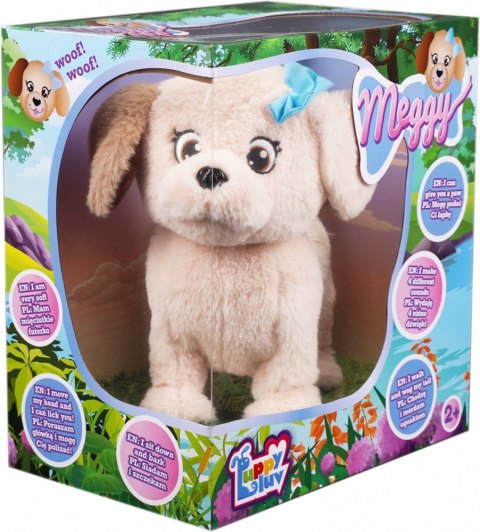 Maskotka interaktywna puppy luv piesek labrador meggy