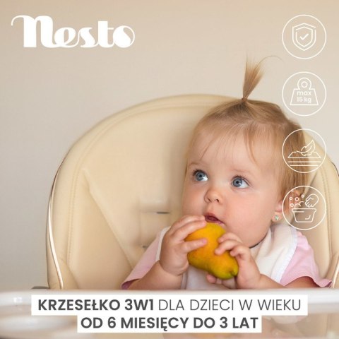 KRZESEŁKO DO KARMIENIA NESTO BEIGE