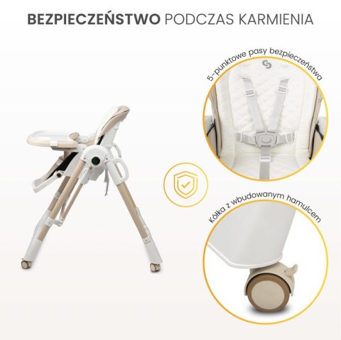 KRZESEŁKO DO KARMIENIA NESTO PINK