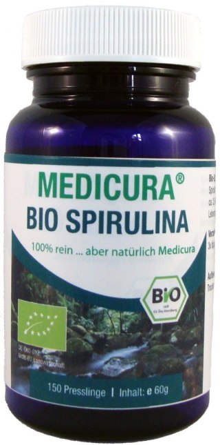SPIRULINA BIO (400 mg) 150 TABLETEK - MEDICURA