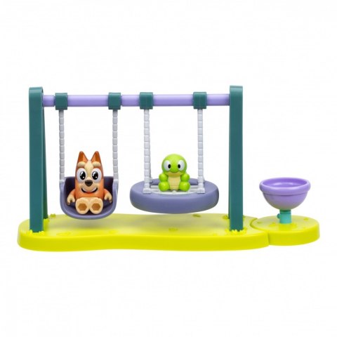 Bluey zestaw z figurkami żółw i huśtawka