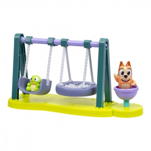 Bluey zestaw z figurkami żółw i huśtawka
