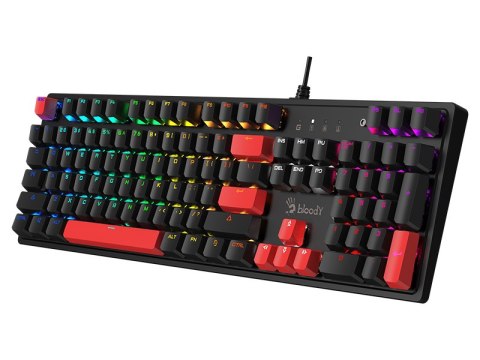 Klawiatura mechaniczna A4TECH BLOODY S520N Fire Black (BLMS RED Plus Switch)