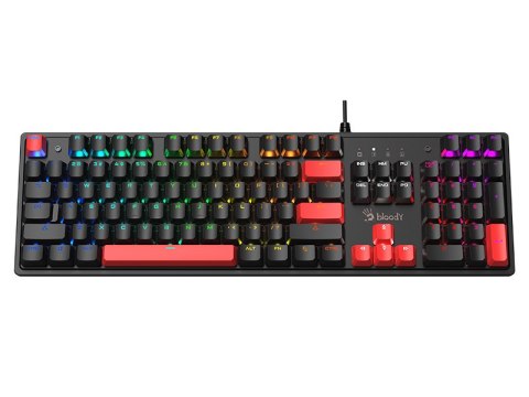 Klawiatura mechaniczna A4TECH BLOODY S520N Fire Black (BLMS RED Plus Switch)