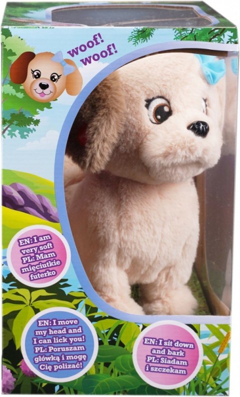 Maskotka interaktywna puppy luv piesek labrador meggy