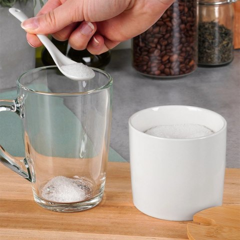 Cukierniczka ceramiczna biała