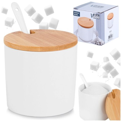 Cukierniczka ceramiczna biała