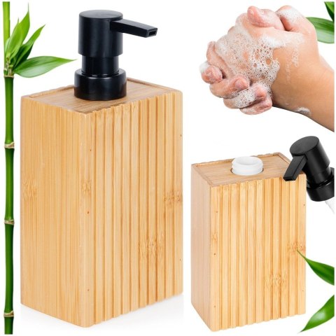 Dozownik do mydła drewniany 280 ml