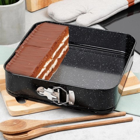 Forma do pieczenia rozpinana granitowa 28x28x6,8 cm