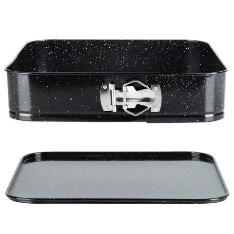 Forma do pieczenia rozpinana granitowa 28x28x6,8 cm