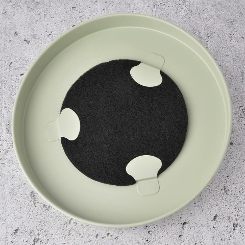 Kompostownik kuchenny z filtrem węglowym metalowy zielony GREENISH 8 l