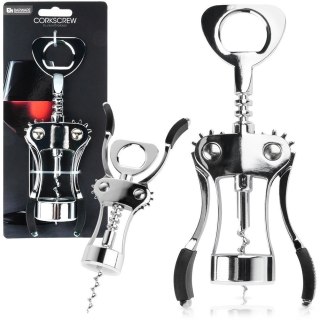 Korkociąg Klasyczny Ręczny do Wina Metalowy EXCELLENT HOUSEWARE 19,5 cm