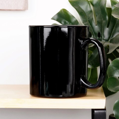 Kubki szklane czarne 300 ml 6 szt.