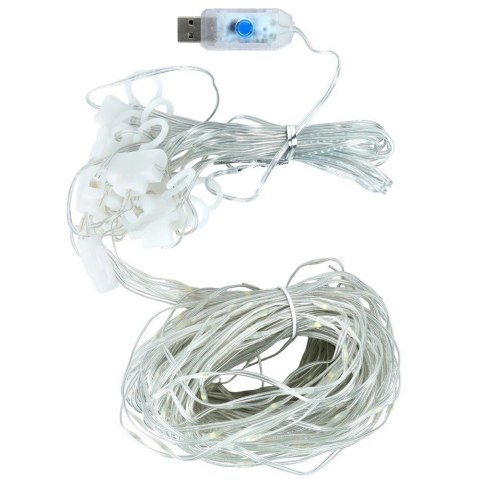 Kurtyna świetlna z pilotem 300 LED 3 m