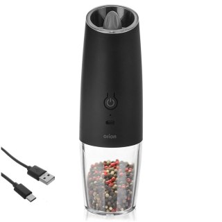 Młynek do pieprzu i soli elektryczny z ładowarką 20 cm