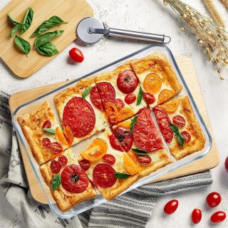 Naczynie żaroodporne szklane 33,5x24,5x2 cm