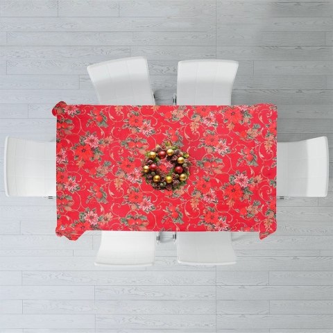 Obrus świąteczny plamoodporny 180x130 cm