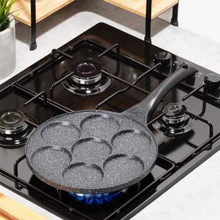 Patelnia do jajek granitowa 7 otworów BASIC LINE 26 cm