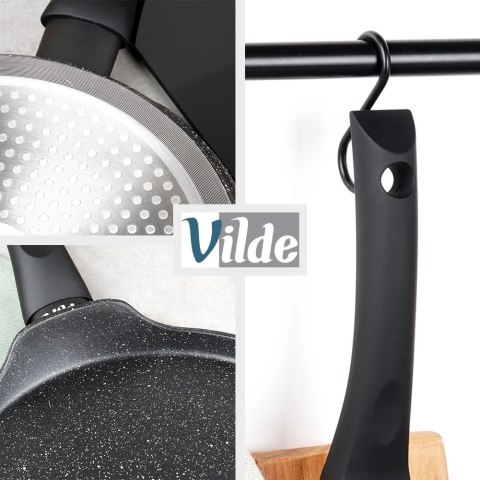 Patelnia do naleśników granitowa BLACK LINE 24 cm