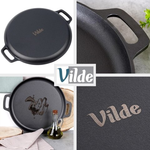 Patelnia żeliwna CAST LINE 35x41,5 cm