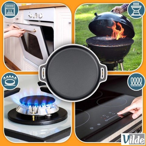 Patelnia żeliwna CAST LINE 35x41,5 cm