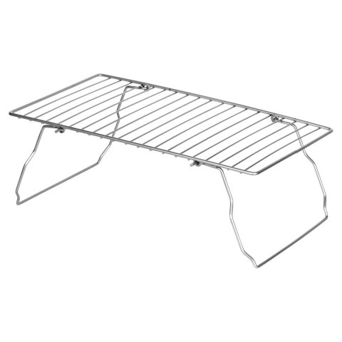 Półka kuchenna metalowa szara składana 37x21x13,5 cm
