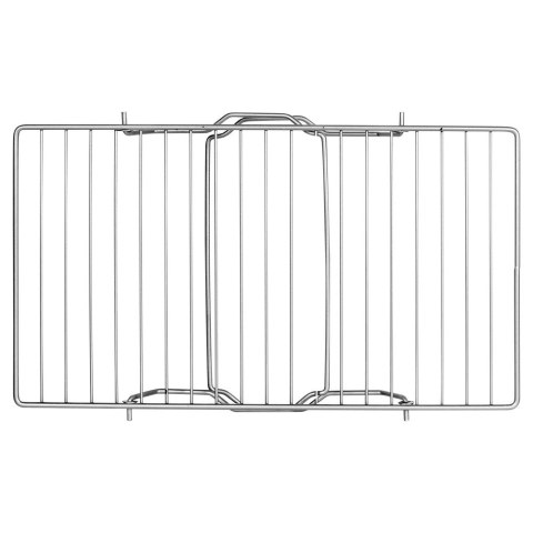 Półka kuchenna metalowa szara składana 37x21x13,5 cm