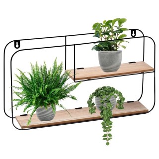 Półka ścienna metalowa 52x10,5x29 cm