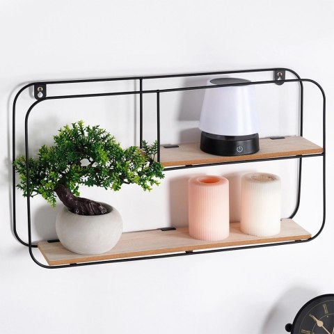 Półka ścienna metalowa 52x10,5x29 cm