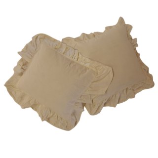 Poszewka bawełniana komplet AKDENIZ BEIGE/2x40x40 STONEWASHED