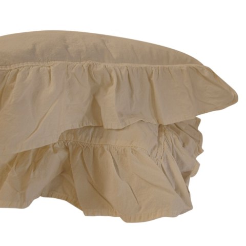 Poszewka bawełniana komplet AKDENIZ BEIGE/2x40x40 STONEWASHED