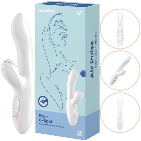 Wibrator Pro+ G-Spot I Łechtaczka Silne Wibracje 2w1 Stymulator Masażer