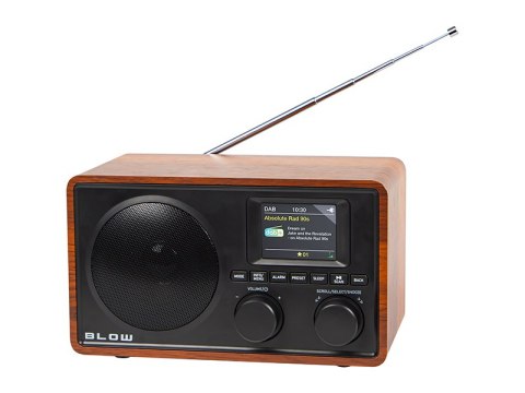 77-575# Radio przenośne kuchenne fm/dab+ blow rk5 bt czarno-brązowe