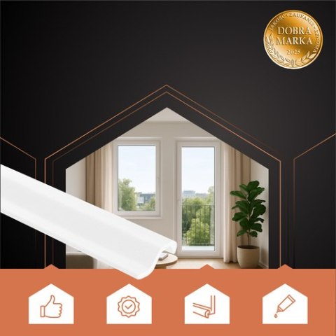 Uszczelka antyprzeciągowa biała Ruhhy 26271