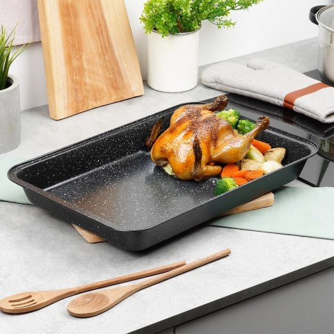 Brytfanna granitowa 47,5x32x5,5 cm