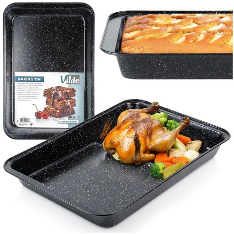 Brytfanna granitowa 47,5x32x5,5 cm