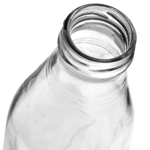 Butelka na Mleko z Zakrętką Szklana Pojemna Uniwersalna Solidna ORION 1 l