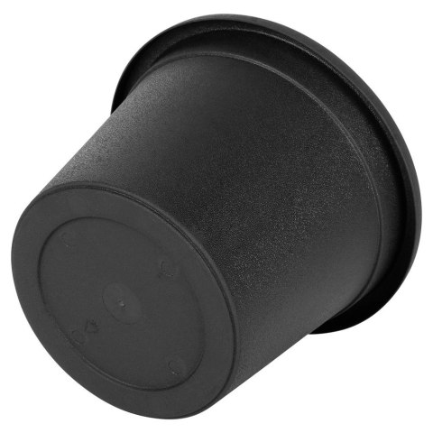 Doniczka ogrodowa plastikowa czarna okrągła 14,5 cm 3 szt.