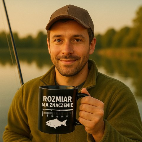 Gigantyczny Kubek dla Wędkarza - Rozmiar ma znaczenie - Kubek XXL