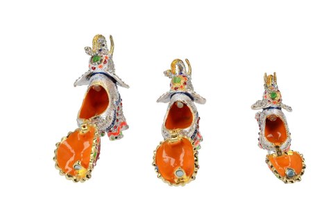 Kasetka metalowa - kpl. 3 słoni