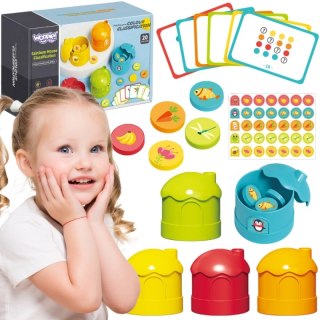 WOOPIE Gra Logiczna Edukacyjna Sorter Klasyfikacja Kolorów