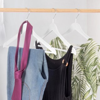 Wieszaki na ubrania białe obrotowe 42,5x24 cm 3 szt.