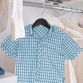 Wieszaki na ubrania czarne obrotowe 42,5x24 cm 3 szt.