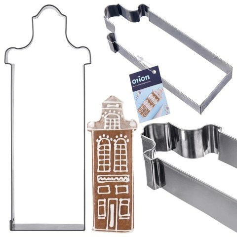 Wykrawacz do ciastek stalowy domek 14 cm