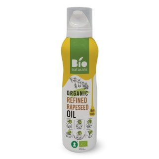 OLEJ RZEPAKOWY (SPRAY) TŁOCZONY NA ZIMNO OMEGA-3 BIO 200 ml - EKKO (BIONATURALIS)