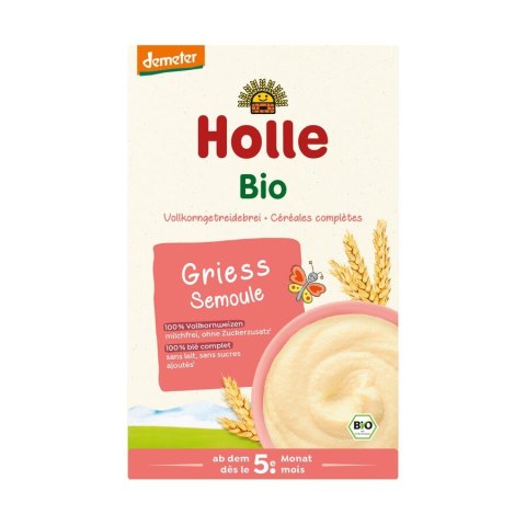 KASZKA PEŁNOZIARNISTA BEZ DODATKU CUKRÓW OD 5 MIESIĄCA DEMETER BIO 250 g - HOLLE