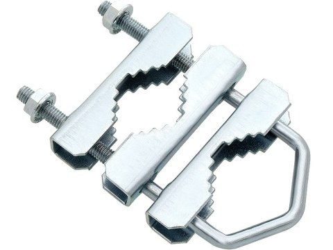 76-931# Uchwyt cybant do łączenia masztów 6x15cm