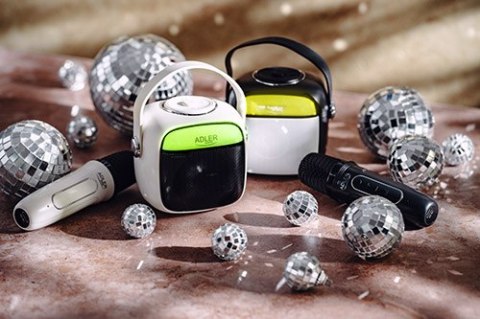 AD 1199 black Głośnik do karaoke z mikrofonem - sd/usb/aux/bluetooth