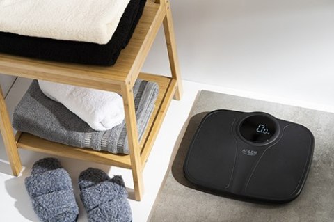 AD 8172 black Waga łazienkowa - 180kg